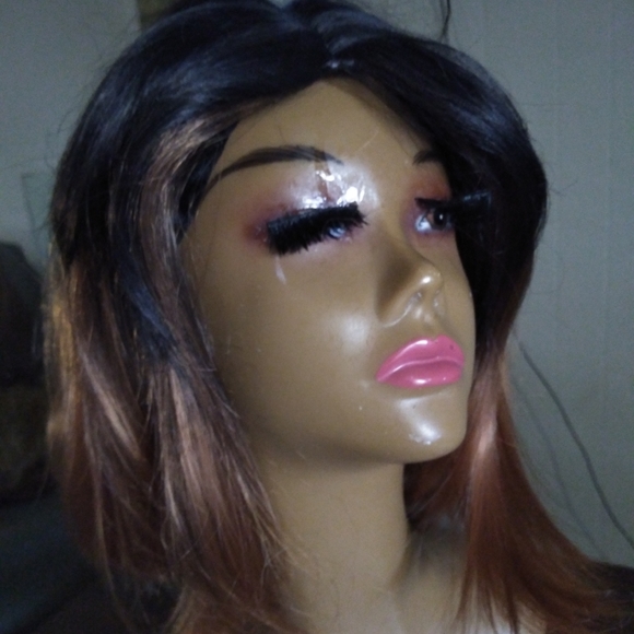 Synthetic Ombre Color Wig - Picture 3 of 3